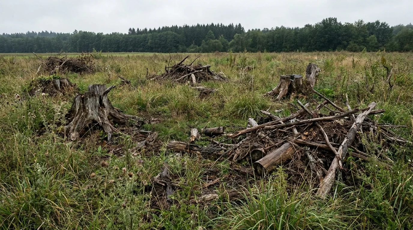 Poseka na travniku — prej